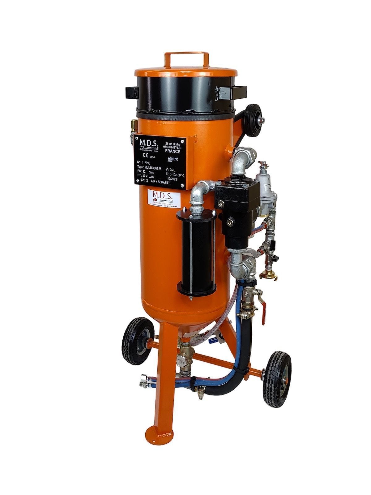 Aérogommeuse 25 litres polyvalente pour décapage multi-supports_0