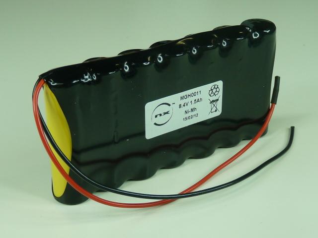 BATTERIE NIMH 7X AA 7S1P ST1 8.4V 1.7AH F150_0