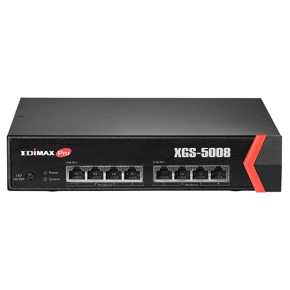 Commutateurs - switch - Edimax XGS-5008 - 8 ports 10GbE - boîtier rack 1U_0