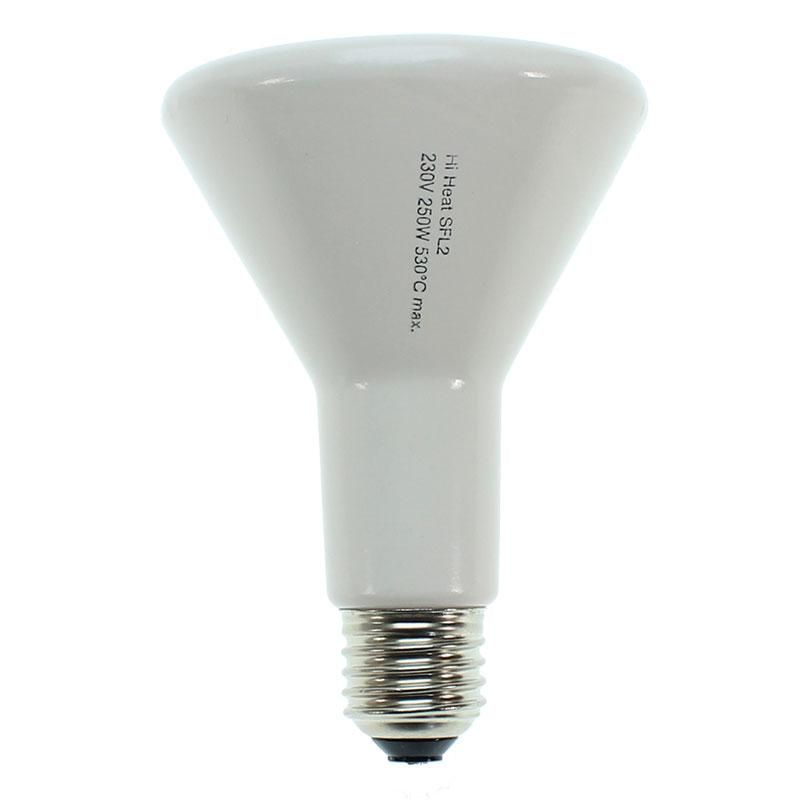 Réflecteur infrarouge E27 R90 230V-240V 250W en céramique - Victory_0