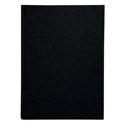 Exacompta - Réf. 6529D - 1 Registre 29,7x21cm 5x5 folioté 200 pages - Noir toilé - noir papier 6529D_0