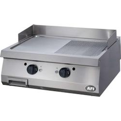 Grill gaz à poser - Plaques doubles semi-lisses et semi-nervurées - Série 700 - GR7G801/2NC - 14 kW - 800x700x280 mm_0