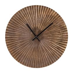 Horloge en métal soleil or 59 cm -  Rond Aluminium Table Passion - doré aluminium 3106239541011_0