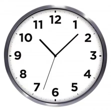 Horloge murale quartz d'extérieur en acier inoxydable - Étanche - Ø 35,5 cm_0