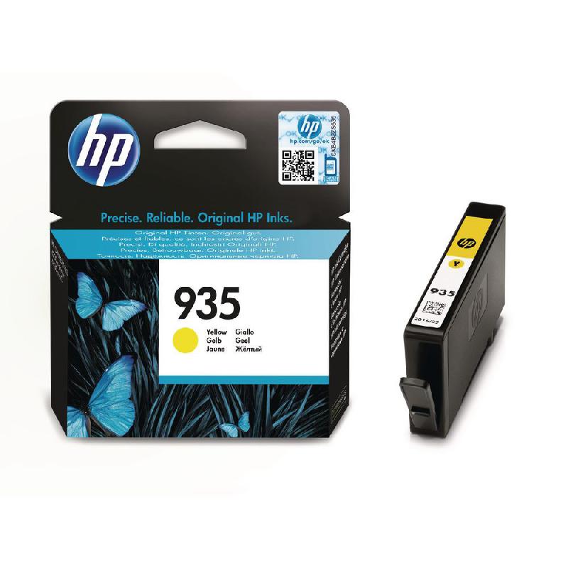 HP 935 - JAUNE - ORIGINALE - BLISTER - CARTOUCHE D'ENCRE - POUR OFFICEJET 6812, 6815, 6820; OFFICEJET PRO 6230, 6230 EPRINTER, 6830