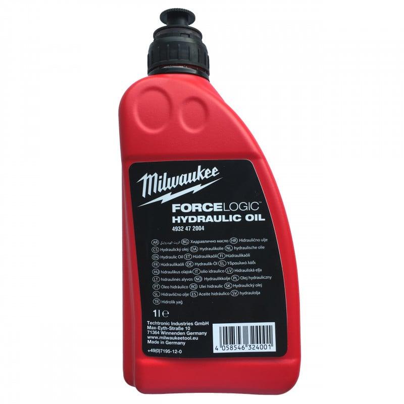 Huile hydraulique Milwaukee pour M18 HUP700 - Référence 4932472004 - 1 litre_0