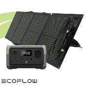 Kit station de charge portable 600w - 256wh ecoflow river 2 avec panneau solaire pliable 110w ecoflow_0