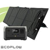 Kit station de charge portable EcoFlow River 2 - 600W - 256Wh avec panneau solaire pliable 110W_0