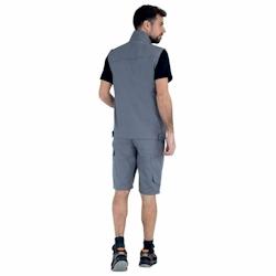 Lafont - Bermuda de travail coton majoritaire IOLITE Gris Acier Taille 3XL - XXXL gris 3609705767545_0