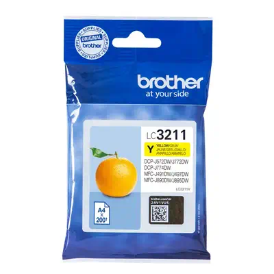 LC3211Y - Cartouche d'encre originale Brother - Jaune_0