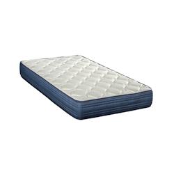 Matelas  Ressorts ensachés 90x190 cm QUINCONCES BELLECOUR - blanc Mousse à mémoire de forme 3MA28.0919_0