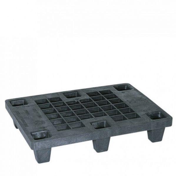Palette réutilisable en plastique 600 x 800 - Version renforcée - Emboitable - Lot de 50 - Marque Rolléco_0