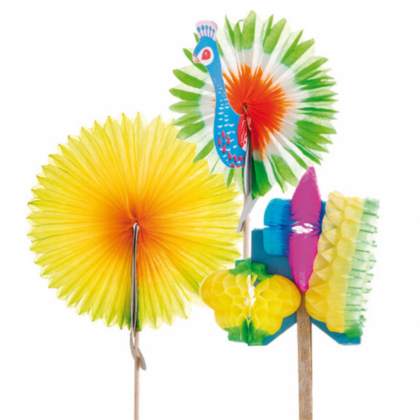 PIQUES DÉCORATIVES COCKTAILS GLACES STYLE CHINOIS 10.7 CM ASSORTIES BOIS - LOT DE 144 - AZ BOUTIQUE - DÉCORATION
