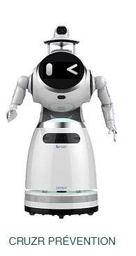 Robot de service Cruzr PRÉVENTION - humanoïde autonome avec caméra thermique_0