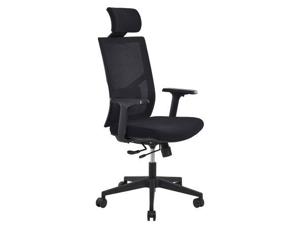 Siège de bureau synchrone avec têtière, accoudoirs 3D et support lombaire réglable - Cody Sitwel_0