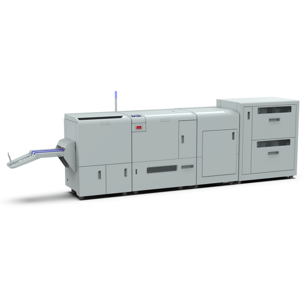 Système de brochage modulaire et évolutif permettant de produire des livrets jusqu'à 200 pages - MORGANA BM5000_0