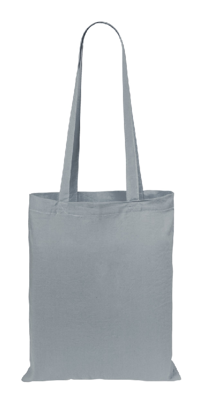 Tote bag 100% coton - 100 g/m² - Couleur gris - Poids 56,67 g_0