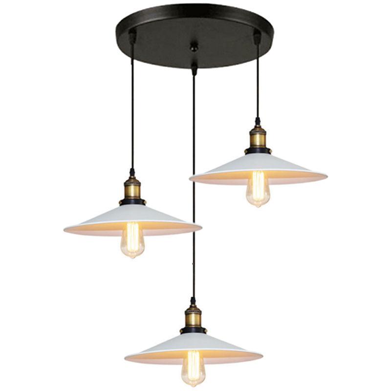 3 TETE LUSTRE SUSPENSION E27 22CM PLAFONNIER LUMINAIRE SALLE A MANGER CHAMBRE AXHUP 3 TETE LUSTRE SUSPENSION E27 22CM PLAFONNIER LUMINAIRE SALLE A MANGER CHAMBRE AXHUP