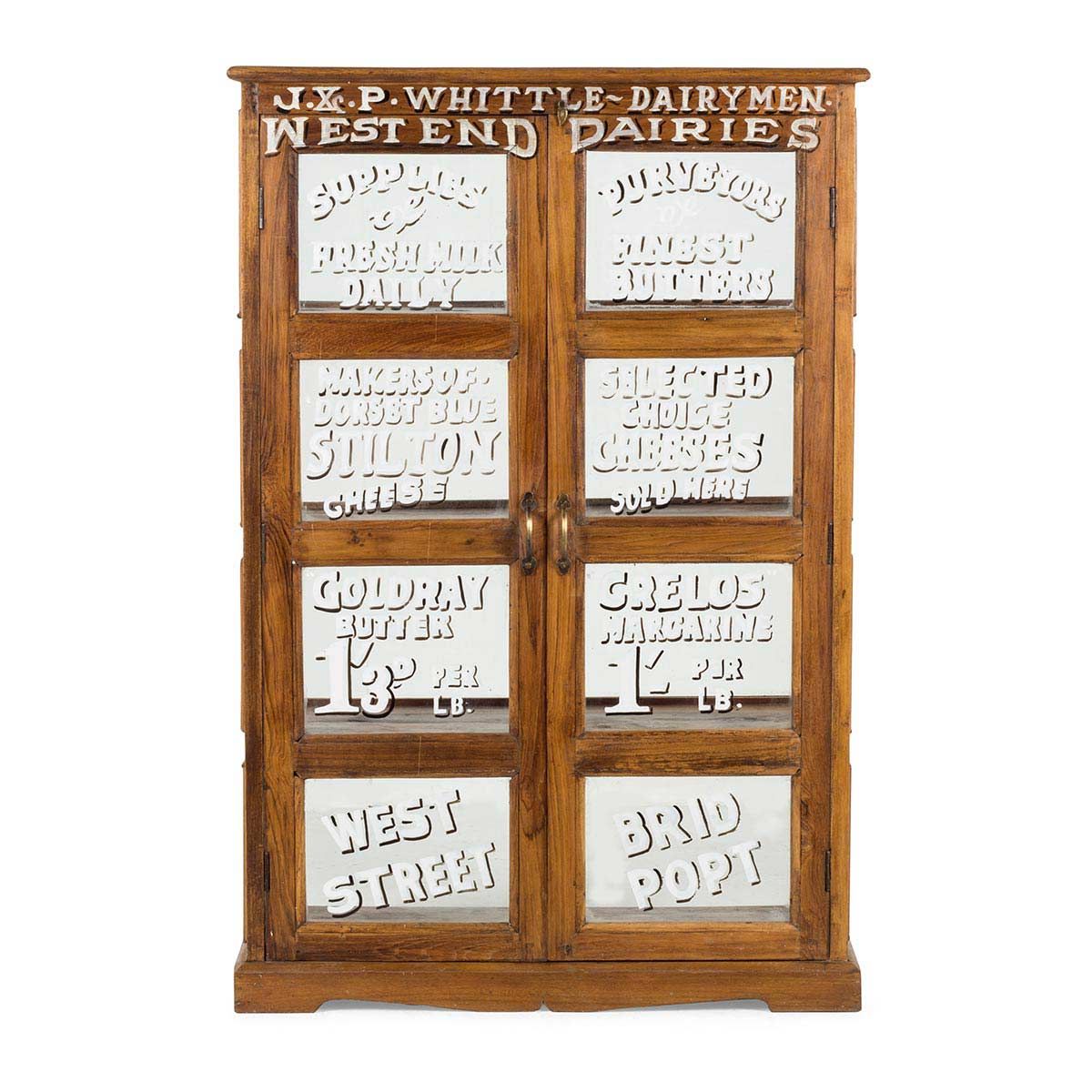 96001000514 - meuble présentoir antique Francisco Segarra - 88x43xH148cm avec vitrine et étagères en bois_0