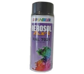 AEROSOL PEINTURE ART GRIS NOIR RAL 7021