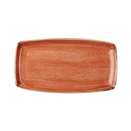 ASSIETTE STONECAST TERRACOTTA 29 X 15 CM (VENDU PAR 12)