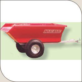 Benne basculante 570 litres - capacité 400 kg - caisse en PEHD renforcée - châssis galvanisé_0