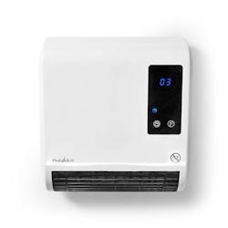 Chauffage soufflant éléctrique 2000W avec Télécommande Programmable Salle de bain Chauffe jusqu'à 20 m² NEDIS - blanc 5412810336296_0