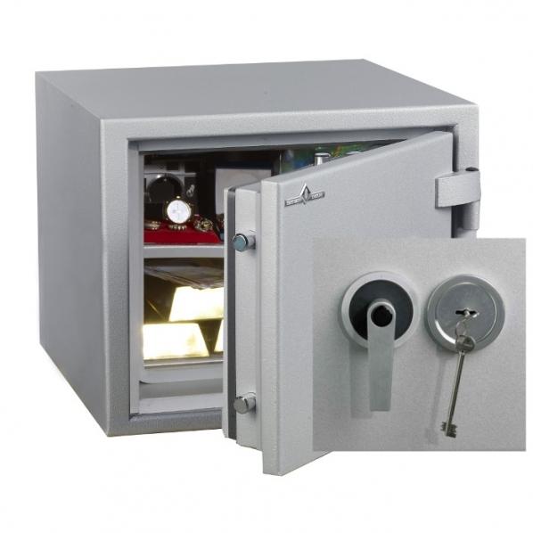 Coffre-fort anti-feu et anti-vol Protect Duo 34 litres - Serrure à clé ou à code - HARTMANN TRESORE_0