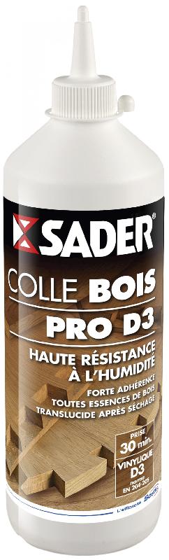 Colle à bois progressive pro d3 SADER, 750 g_0