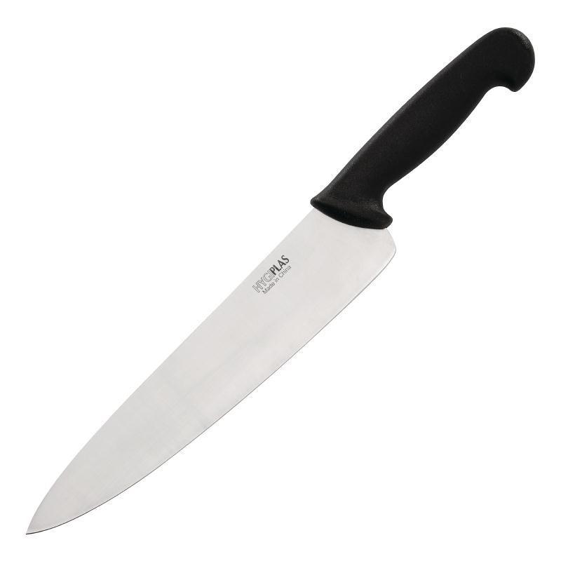 COUTEAU DE CUISINIER NOIR 255MM - HYGIPLAS_0