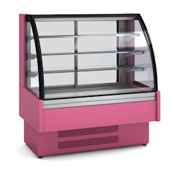 DOCRILUC Vitrine Refrigeree 3 Etageres Vitre Courbe - 2 P. Coulissantes Vitrees +2+8 - 950X730X1379 230/1/50Hz VV-6-9-C - VV-6-9-C_0