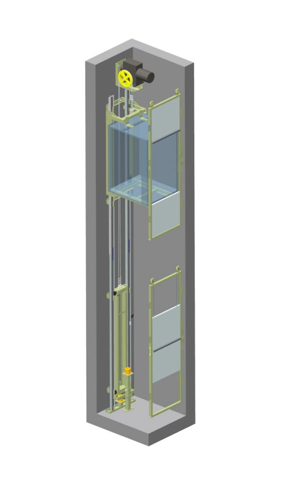 Dumbwaiter monte-plats - Kleemann Hellas Mechanical Constructions - électrique MRL - charge 24-300 kg - conforme EN 81-3_0