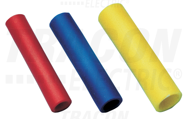 Manchon isolé - cuivre électrolytique étamé - rouge 1,5mm² - L=25mm - d1=2mm - PVC_0