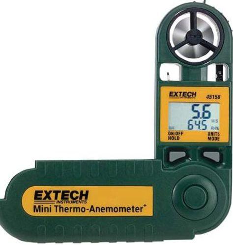 Mini thermo-anémomètre - Vitesse 0.5-28 m/s - Température -18 à +50°C - Humidité relative 10-95% - EXT45158_0