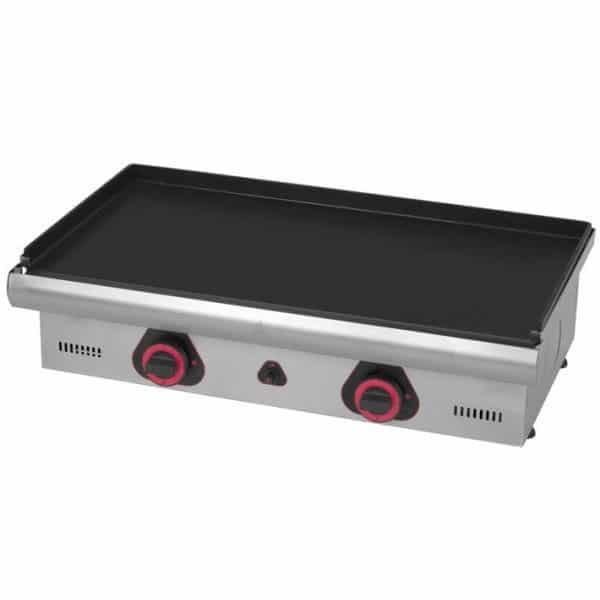 Plancha à snacker à gaz inox L 910 x P 440 x H 210 mm_0