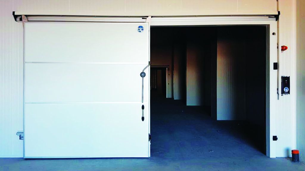 Porte de chambre froide coulissante - EIE - positive ou négative, étanche et sur mesure_0