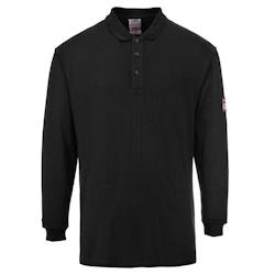 Portwest - Polo manches longues antistatique Noir Taille 2XL - XXL 5036108224265_0