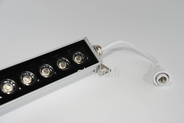 Rampe LED haute puissance 1 m - lumière blanche jour - orientable 360° - connecteurs étanches_0