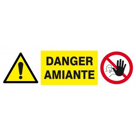 Acces interdit/danger amiante 330x120mm TALIAPLAST | 626332_0