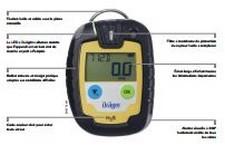 Appareil de détection monogaz Dräger Pac 6000 - mesure CO, H2S, SO2 ou O2 avec conception robuste_0