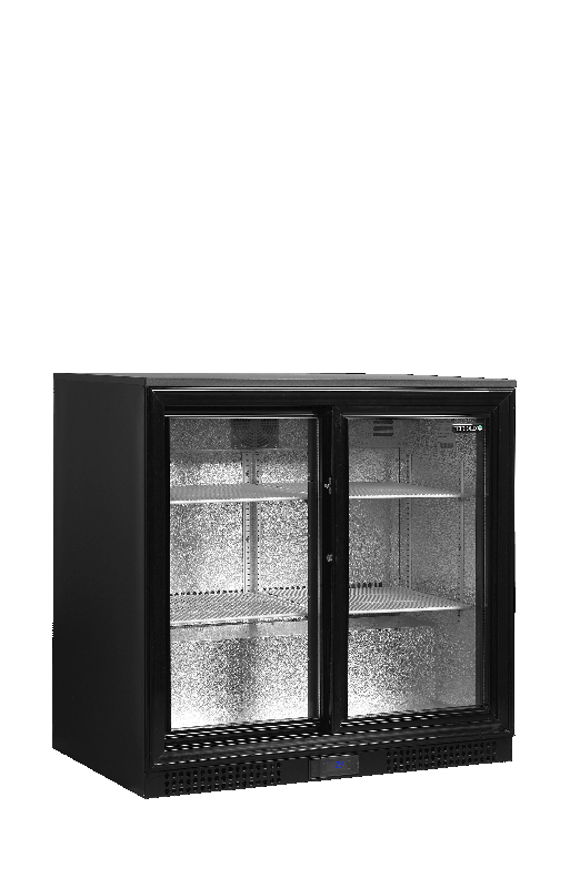Arrière-bar TEFCOLD DB201S - Design élégant, réfrigération ventilée, portes coulissantes_0