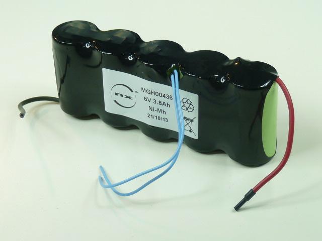 BATTERIE NIMH 5X SC ST1 5S1P 6V 3800MAH FILS_0
