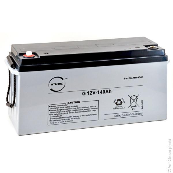 BATTERIE PLOMB ETANCHE GEL NX 140-12 CYCLIC 12V 140AH M8-F_0