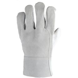 Coverguard - Gants de soudure blanc tout croûte de vachette manchette EUROWELD 2507 (Pack de 12) Blanc Taille 10 - 3435241025074_0