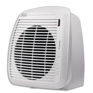 Delonghi radiateur soufflant 2000w, thermostat ajustable - dimensions : l23,8 x h25,4 x p17,7 cm blanc_0