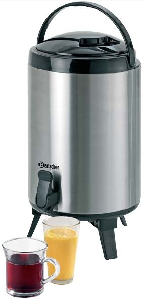 Distributeur isothermique avec poignée de transport - modèles simple et double paroi - inox - 8 à 9L_0