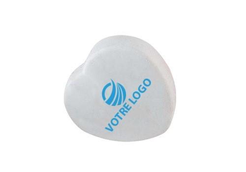 Gomme publicitaire en forme de cœur - Objet promotionnel original_0
