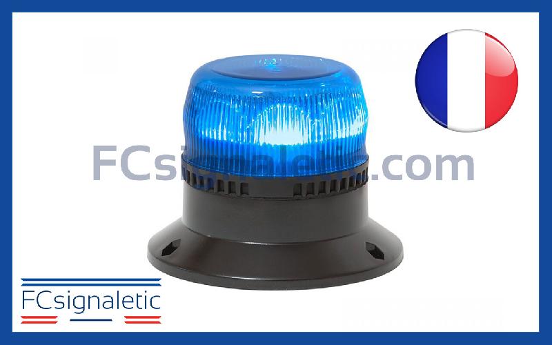 Gyrophare Gyroled bleu équipement aéroport OACI embase ISO classe 1 rotatif STANDBY MERCURA 28407-00_0
