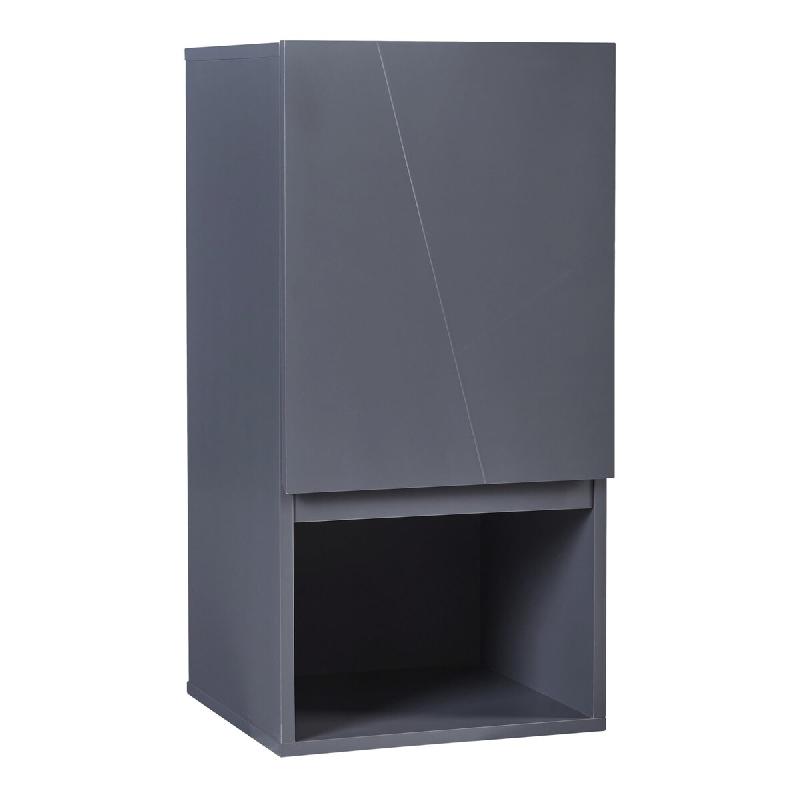 Helloshop26 - Armoire étagère meuble de rangement 60 x 30 x 30 cm murale de salle de bain gris 03_0008898 - 3000224400591_0