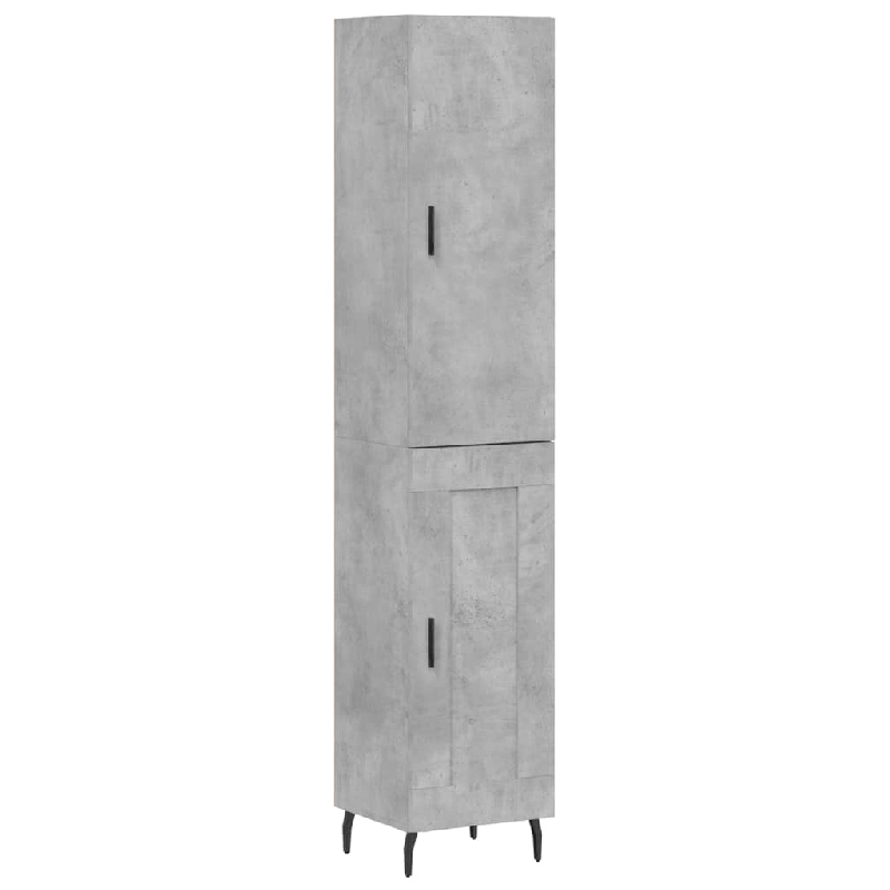 Helloshop26 - Buffet bahut commode armoire meuble de rangement organisateur cuisine salle de séjour salon haut 34,5 x 34 x 180 cm 02_0034361 - 300021_0